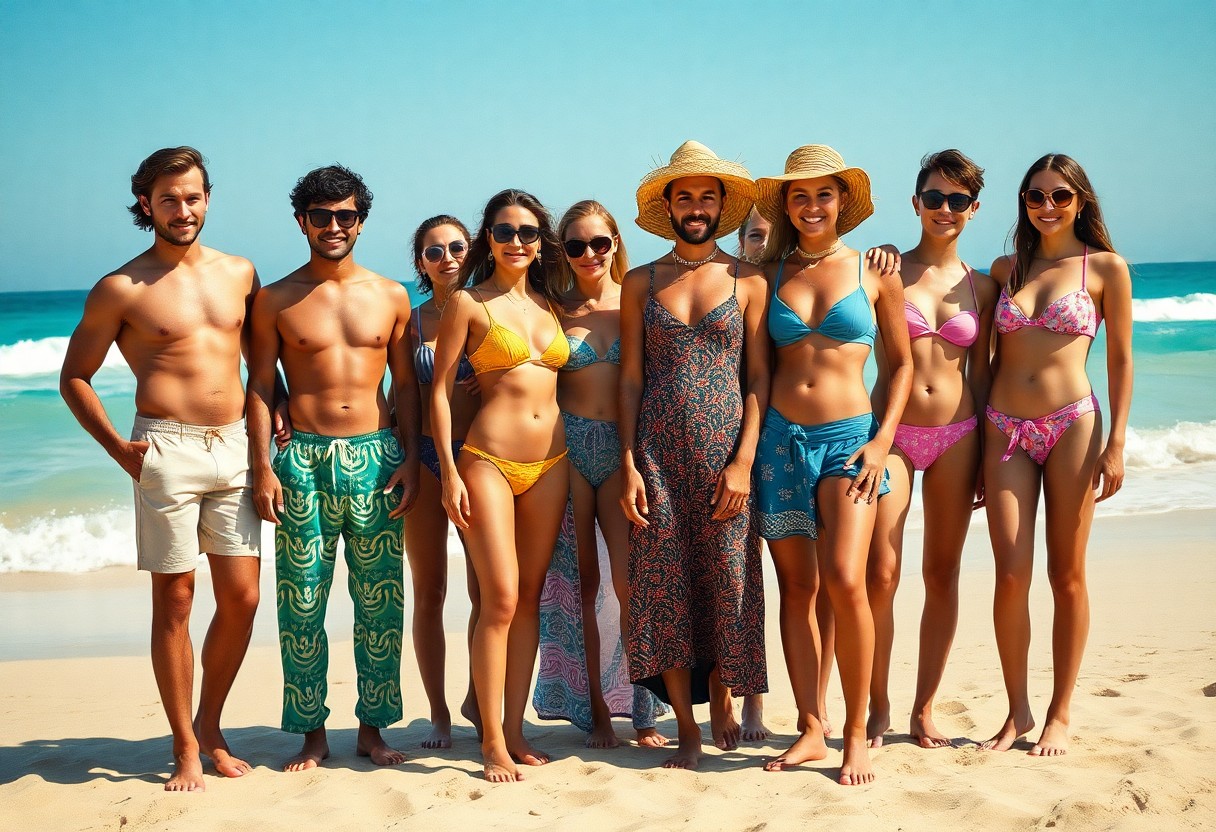 embracing swimwear fashion at the beach vms